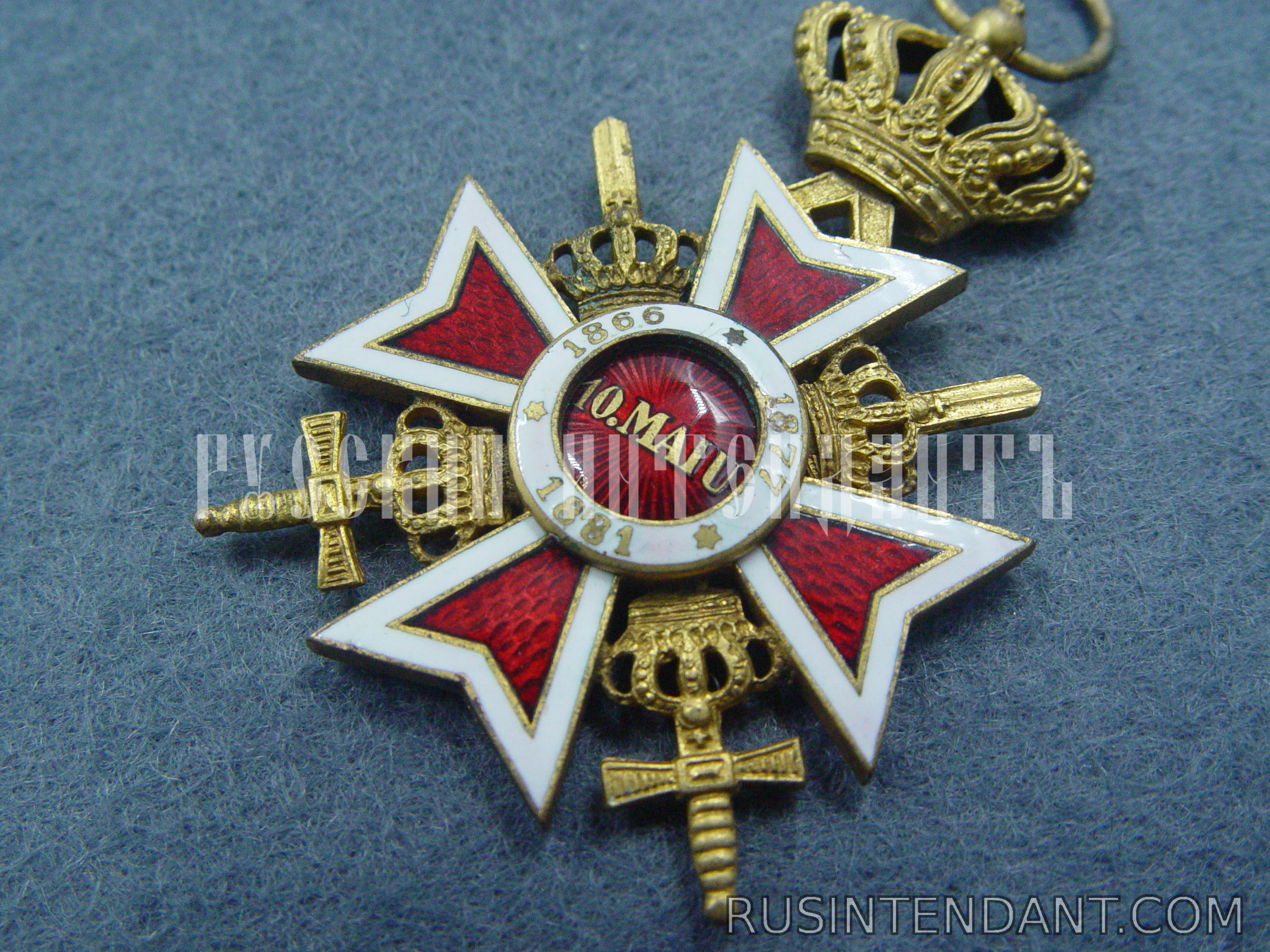 Фото 4: Орден Румынской короны четвертого класса с мечами 
