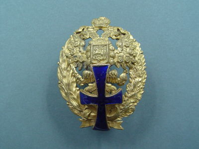 Знак кронштадтского крепостного артиллерийского полка