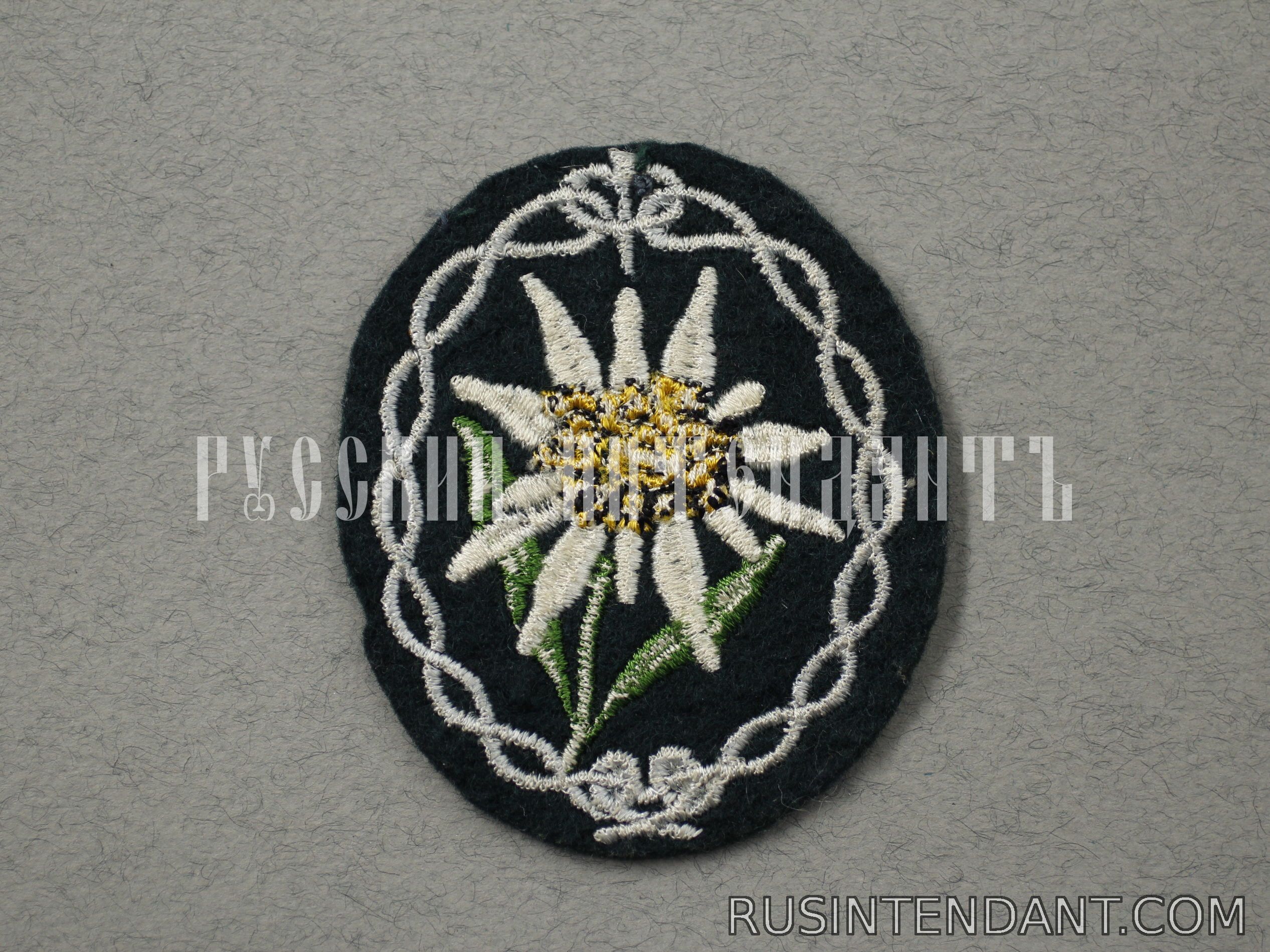 Фото 2: Нарукавная эмблема горно-стрелковых частей Вермахта 