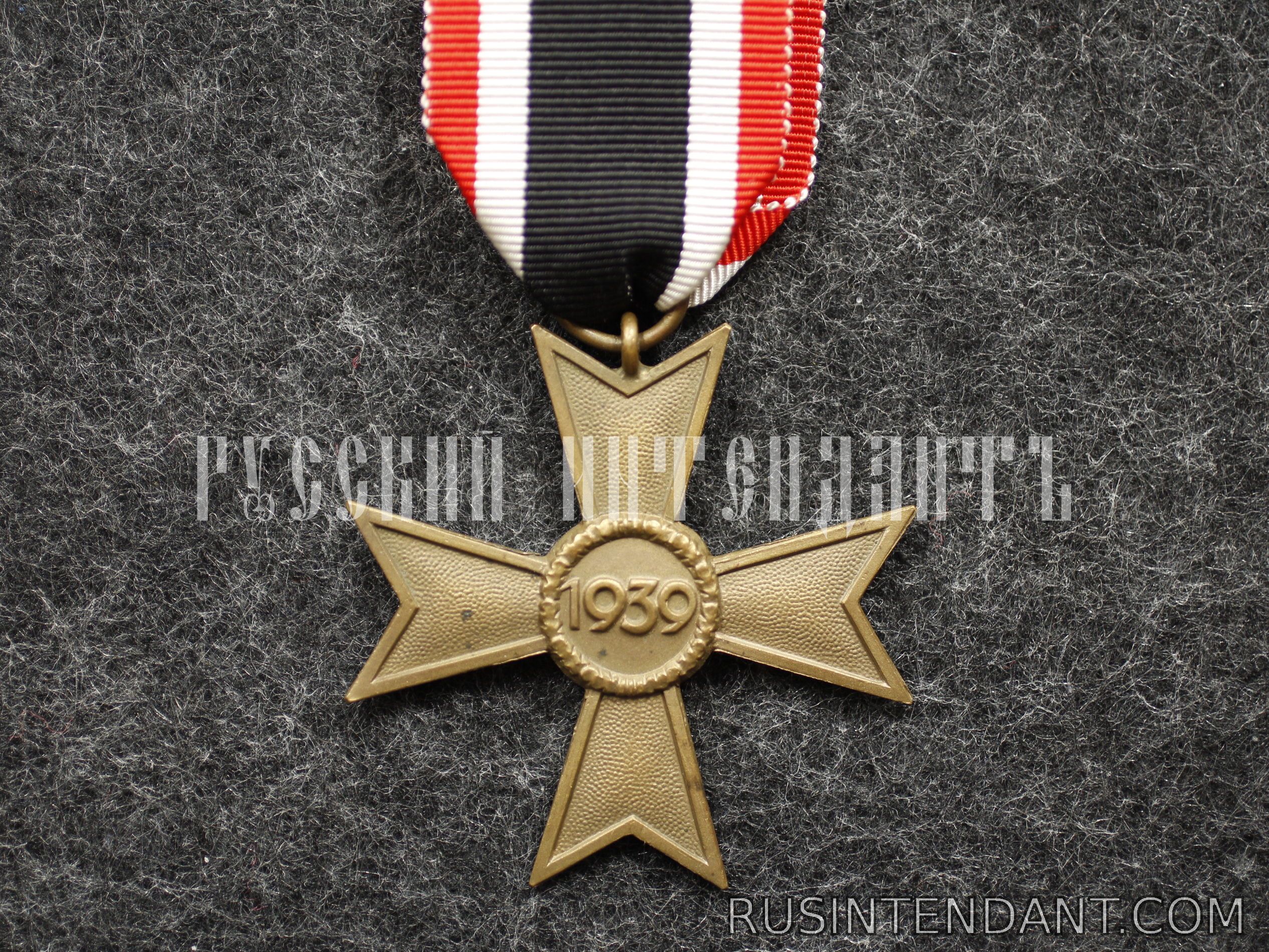 Фото 6: Крест Военных заслуг второго класса без мечей с наградным листом 