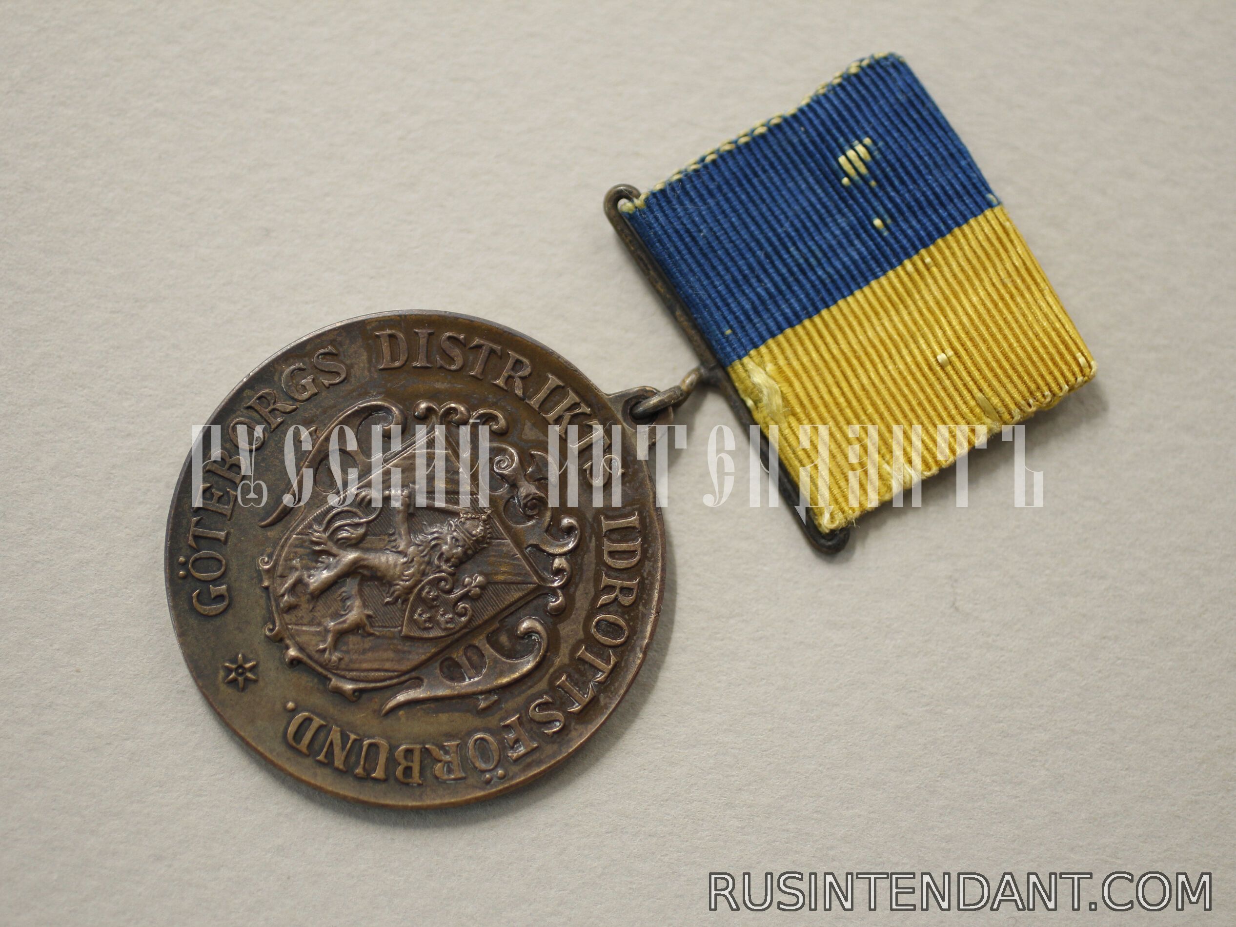 Фото 3: Медаль спортивной ассоциации Гётеборга 