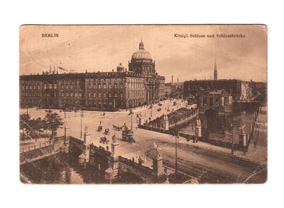Почтовая открытка «Berlin. Königl. Schloss und Schlossbrücke»