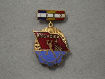 Знак Бригадир молодежных бригад 1959