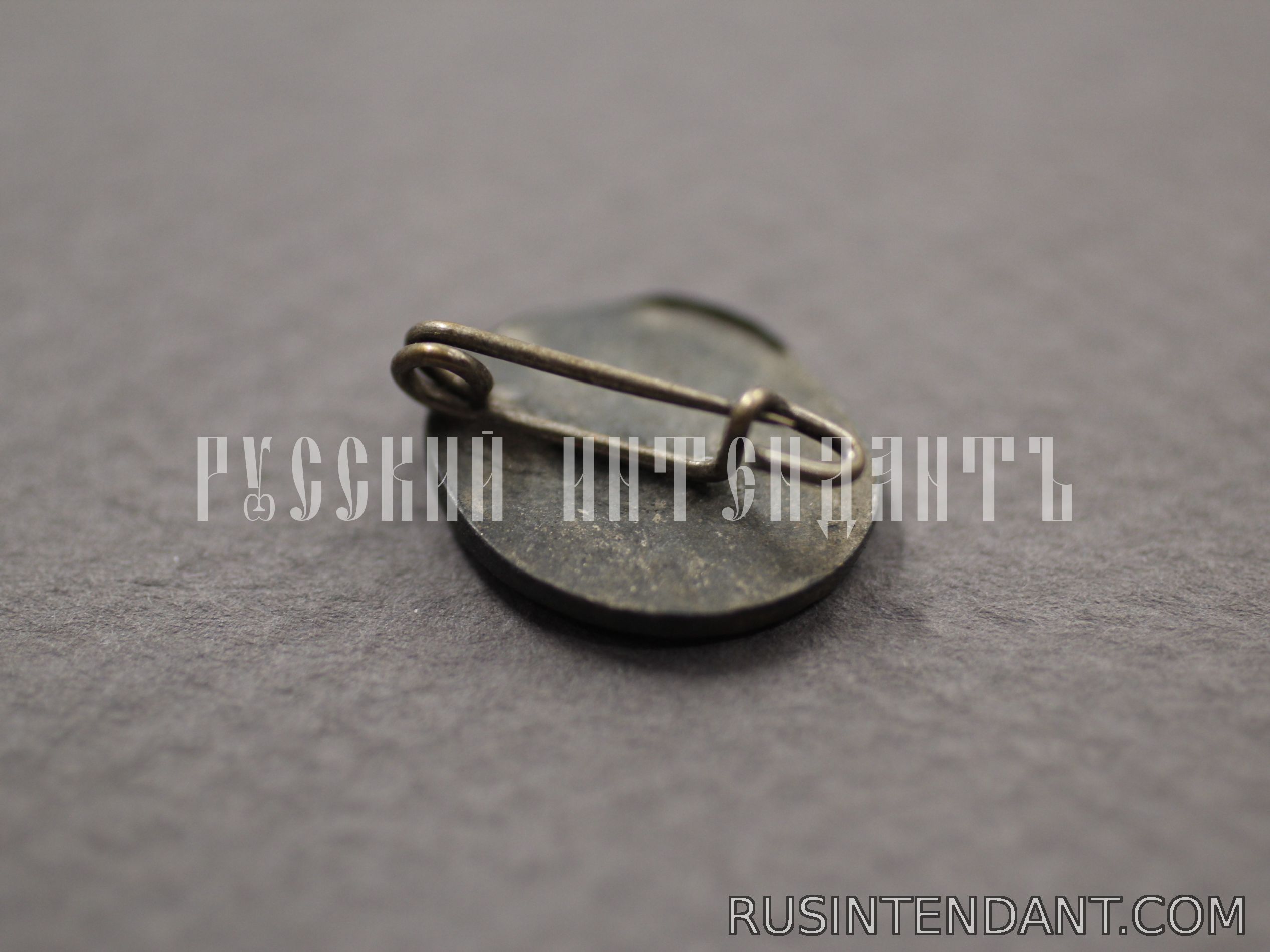 Фото 2: Миниатюрный знак «За ранение» в серебре 