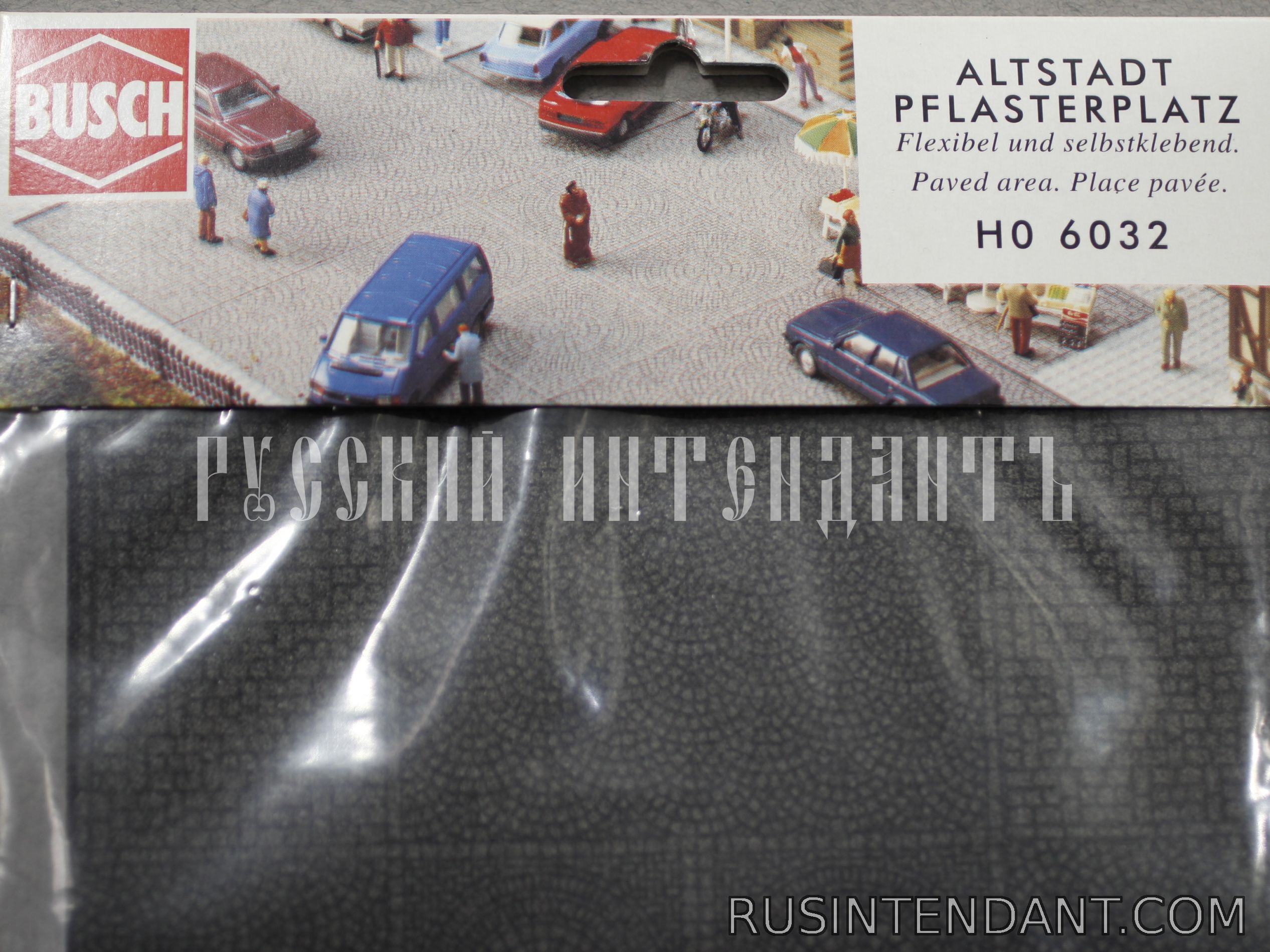 Фото 2: Самоклеящаяся брусчатка «Старый город» BUSCH 