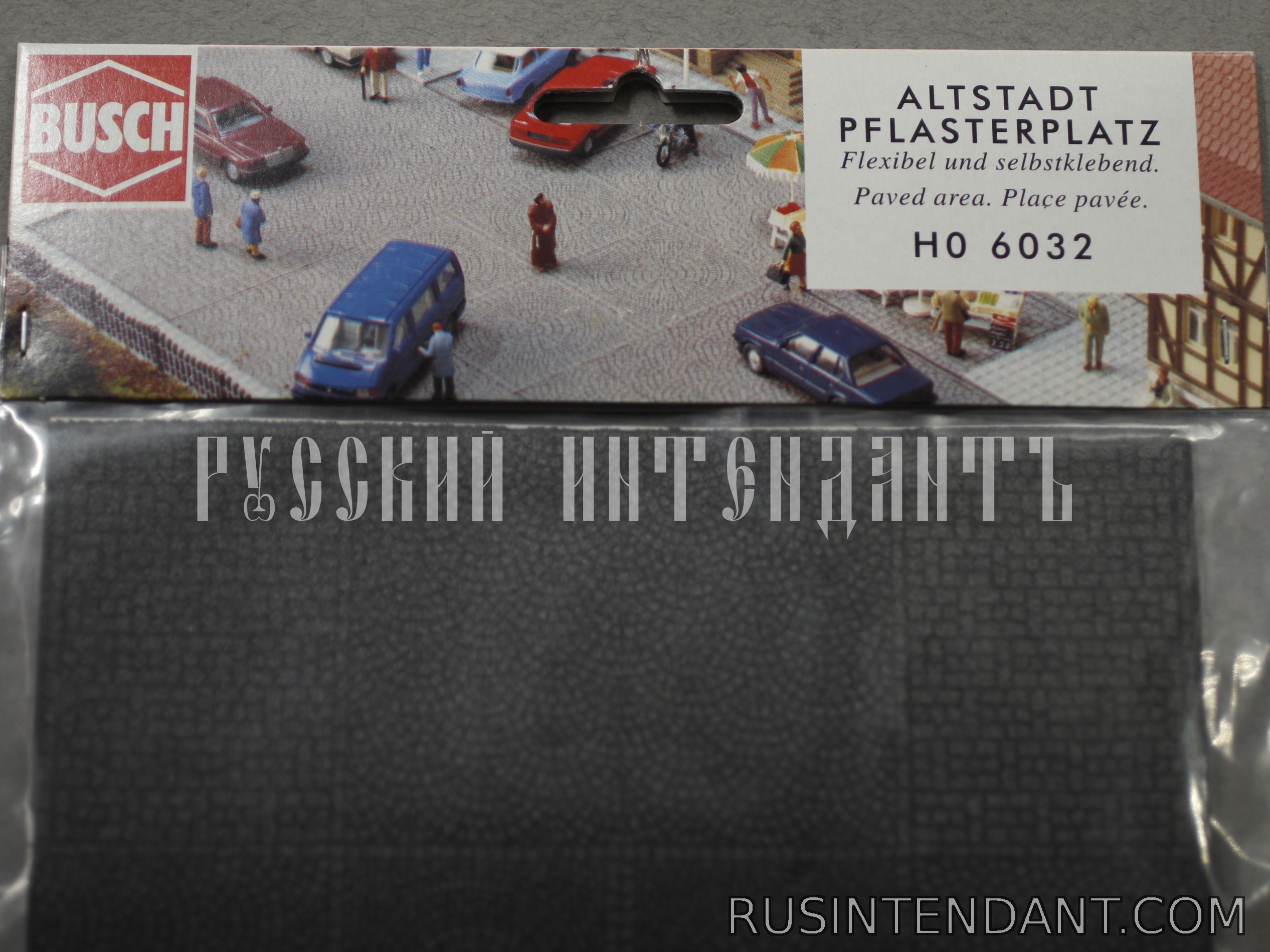 Фото 2: Самоклеящаяся брусчатка «Старый город» BUSCH 