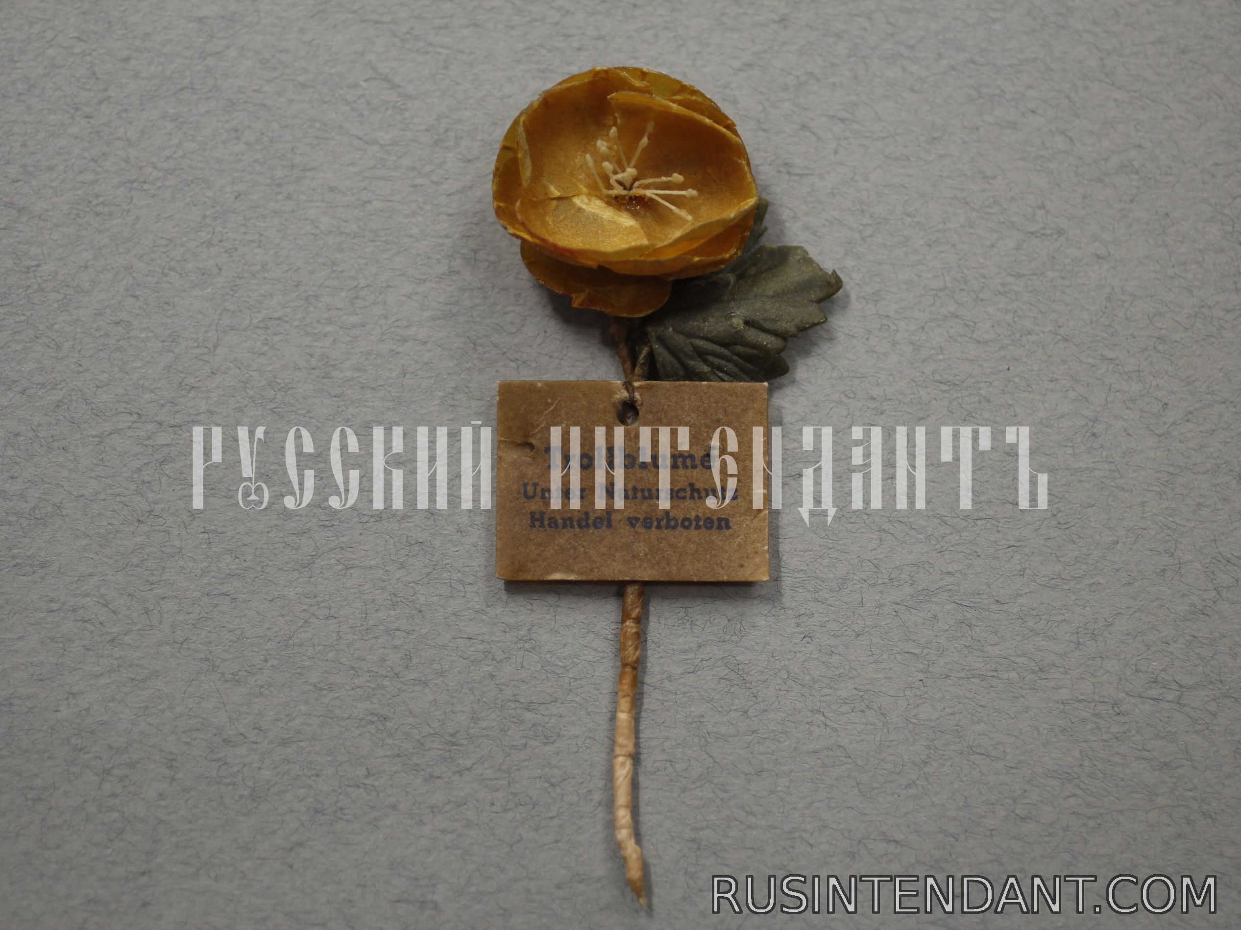 Фото 1: Знак за пожертвование «Купальница европейская» 