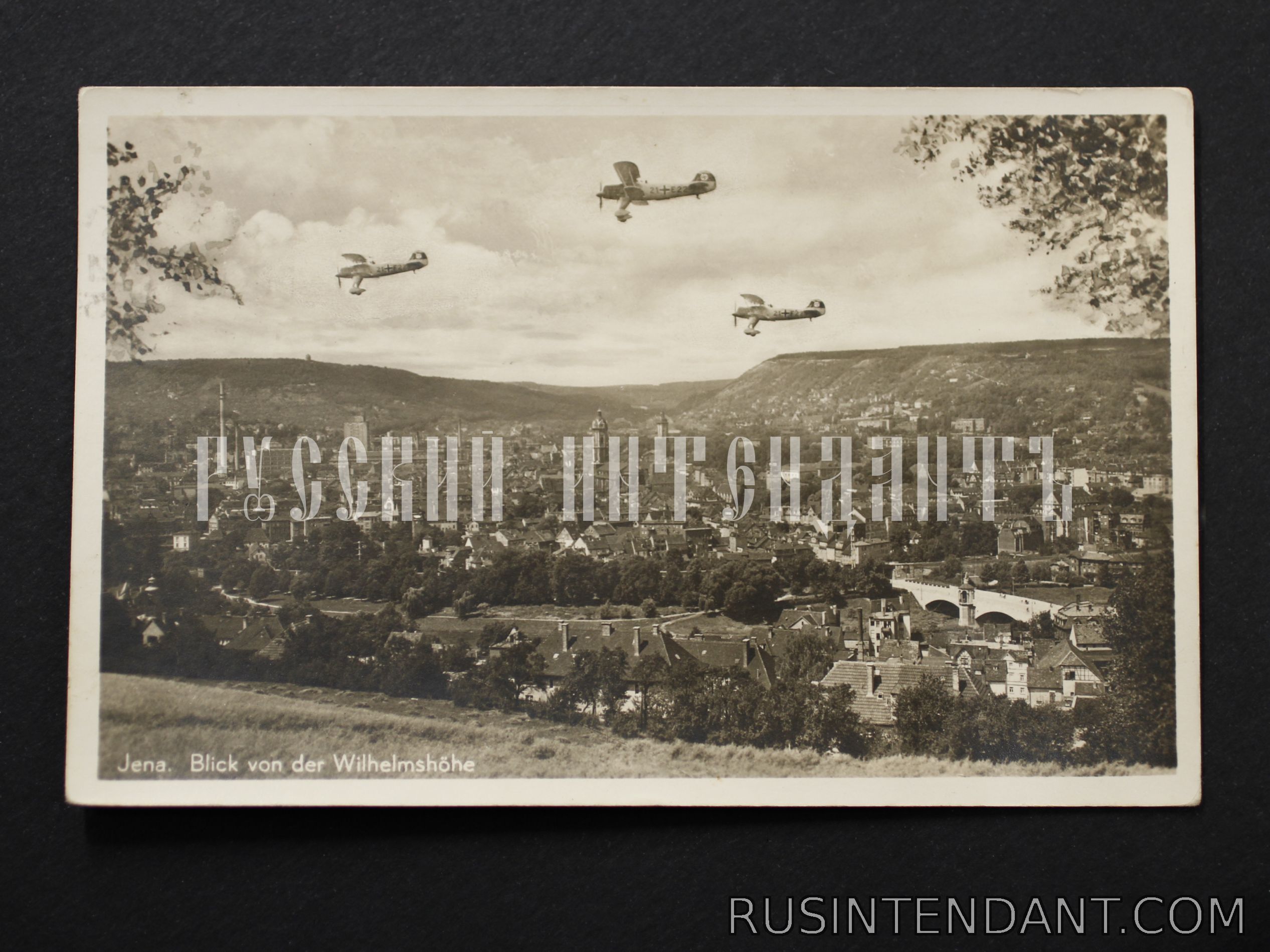 Фото 1: Почтовая карточка «Йена Вид с Вильгельмсхое» 