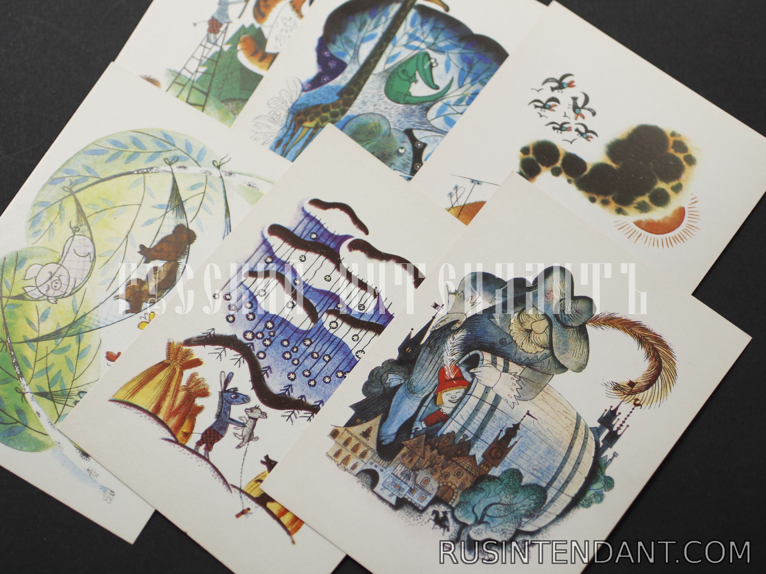 Фото 1: Набор открыток В. Чижиков «Сказки Геннадия Цыферова» 