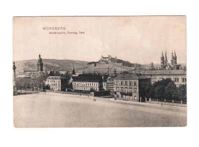 Почтовая открытка «Würzburg Residenzplatz»