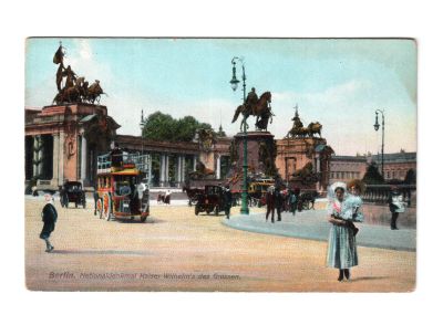 Почтовая открытка «Berlin. Nationaldenkmal Kaiser Wilhelm
