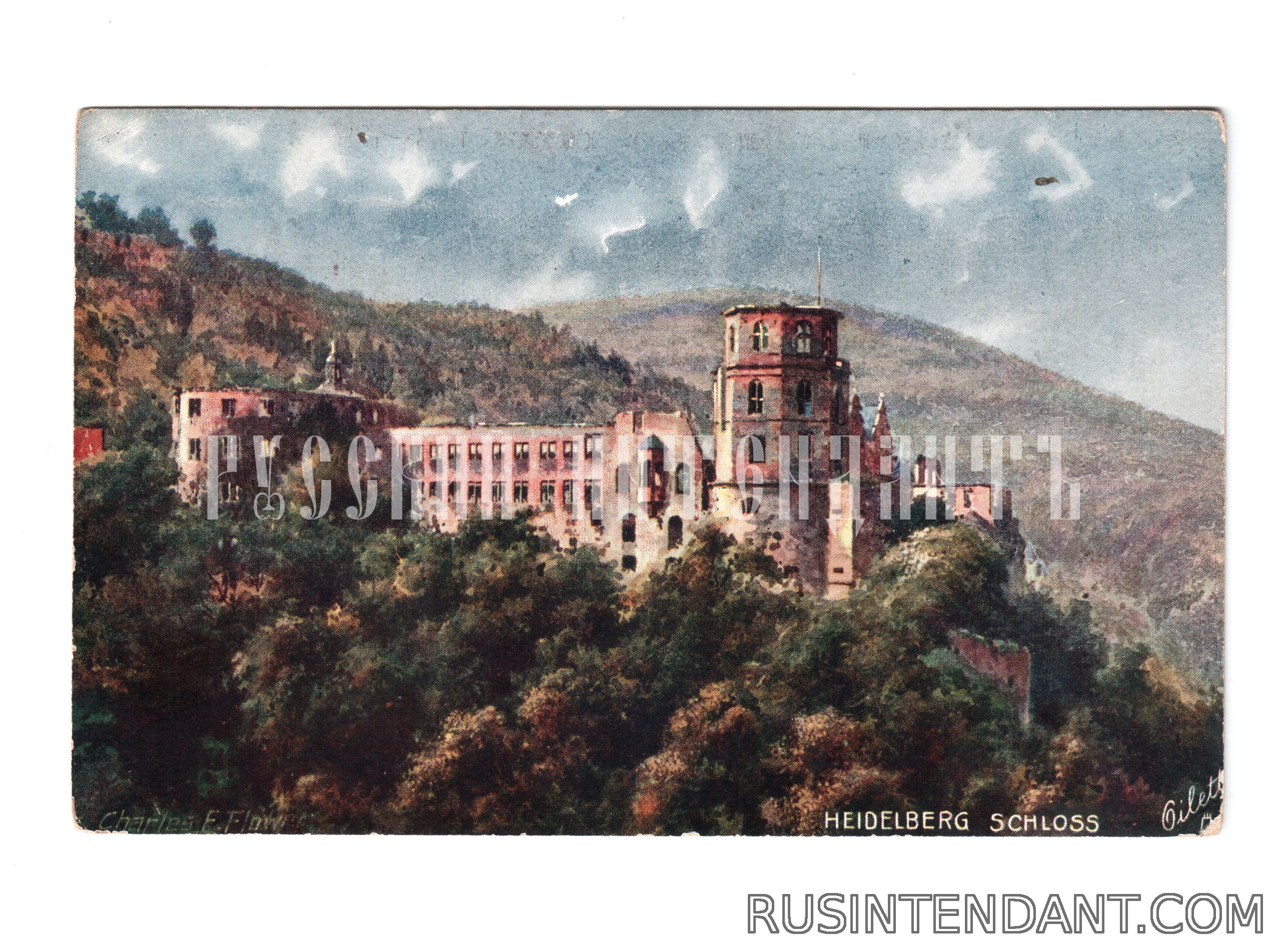 Фото 1: Почтовая открытка «Heidelberg Schloss» 
