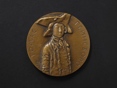 Настольная медаль «Томас Гейнсборо 1727-1977»