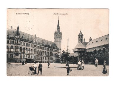 Почтовая открытка «Braunschweig. Ruhfäutchenplatz»