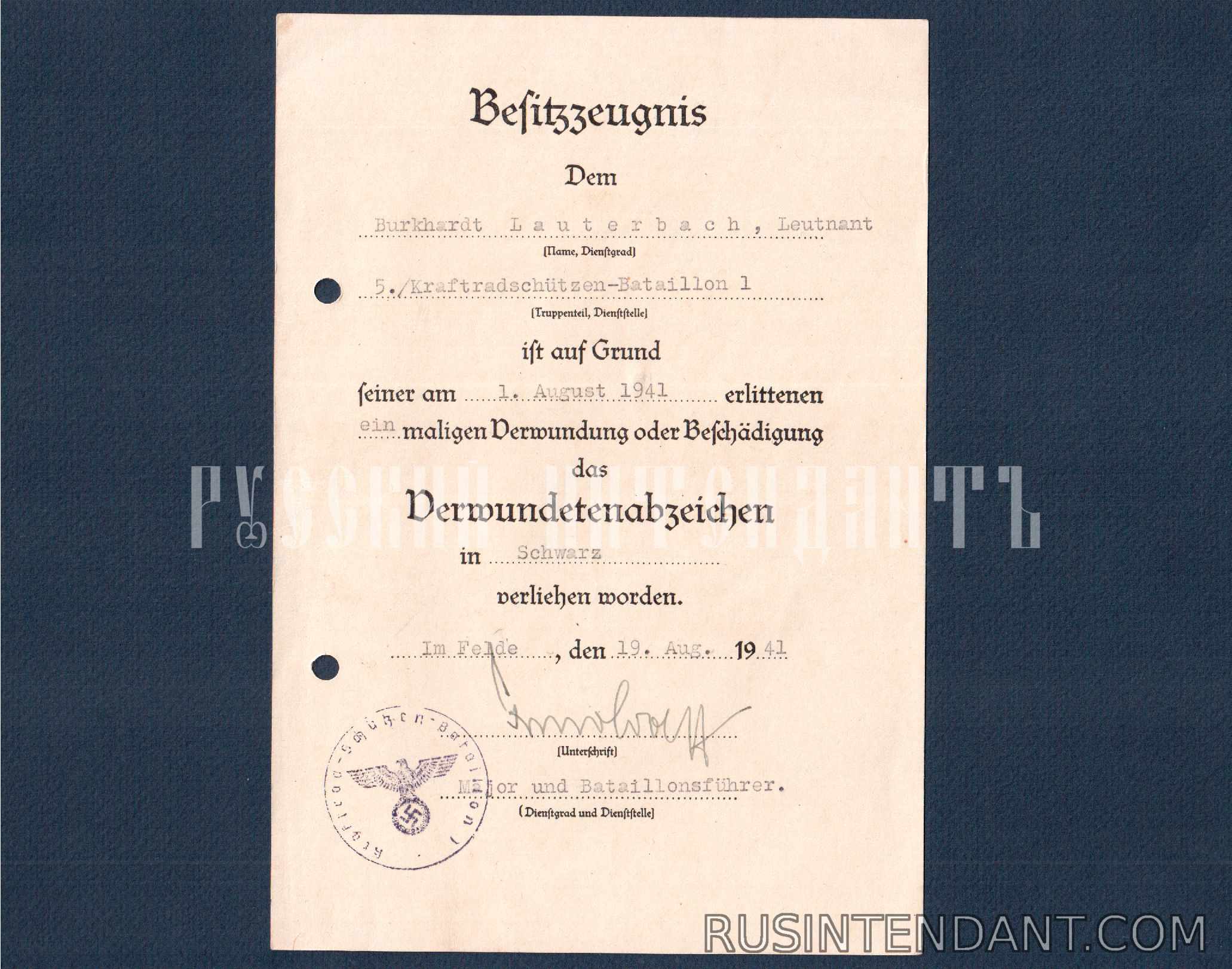 Фото 15: Комплект наград с документами "Grossdeutschland" 